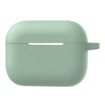 A1 For AirPods Pro 2 Silikone Beskyttelsesetui Bluetooth-kompatibel Høretelefon Flad Bund Anti-fald Cover med Ring Spænde