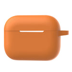A1 For AirPods Pro 2 Silikone Beskyttelsesetui Bluetooth-kompatibel Høretelefon Flad Bund Anti-fald Cover med Ring Spænde