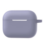 A1 For AirPods Pro 2 Silikone Beskyttelsesetui Bluetooth-kompatibel Høretelefon Flad Bund Anti-fald Cover med Ring Spænde