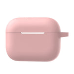 A1 For AirPods Pro 2 Silikone Beskyttelsesetui Bluetooth-kompatibel Høretelefon Flad Bund Anti-fald Cover med Ring Spænde
