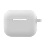 A1 For AirPods Pro 2 Silikone Beskyttelsesetui Bluetooth-kompatibel Høretelefon Flad Bund Anti-fald Cover med Ring Spænde