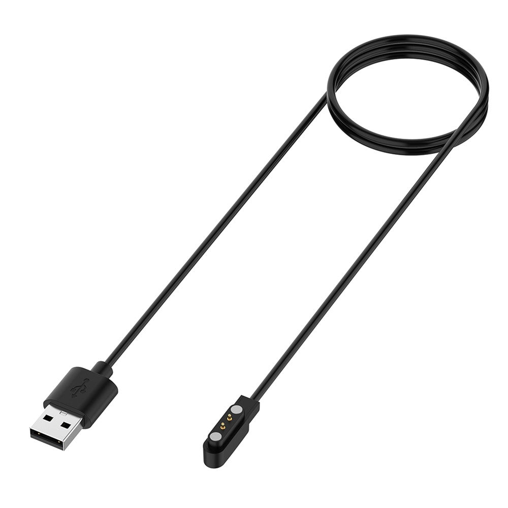 Til Realme TechLife Watch 1,2 m magnetisk absorptionsopladningskabel Smartwatch USB-oplader