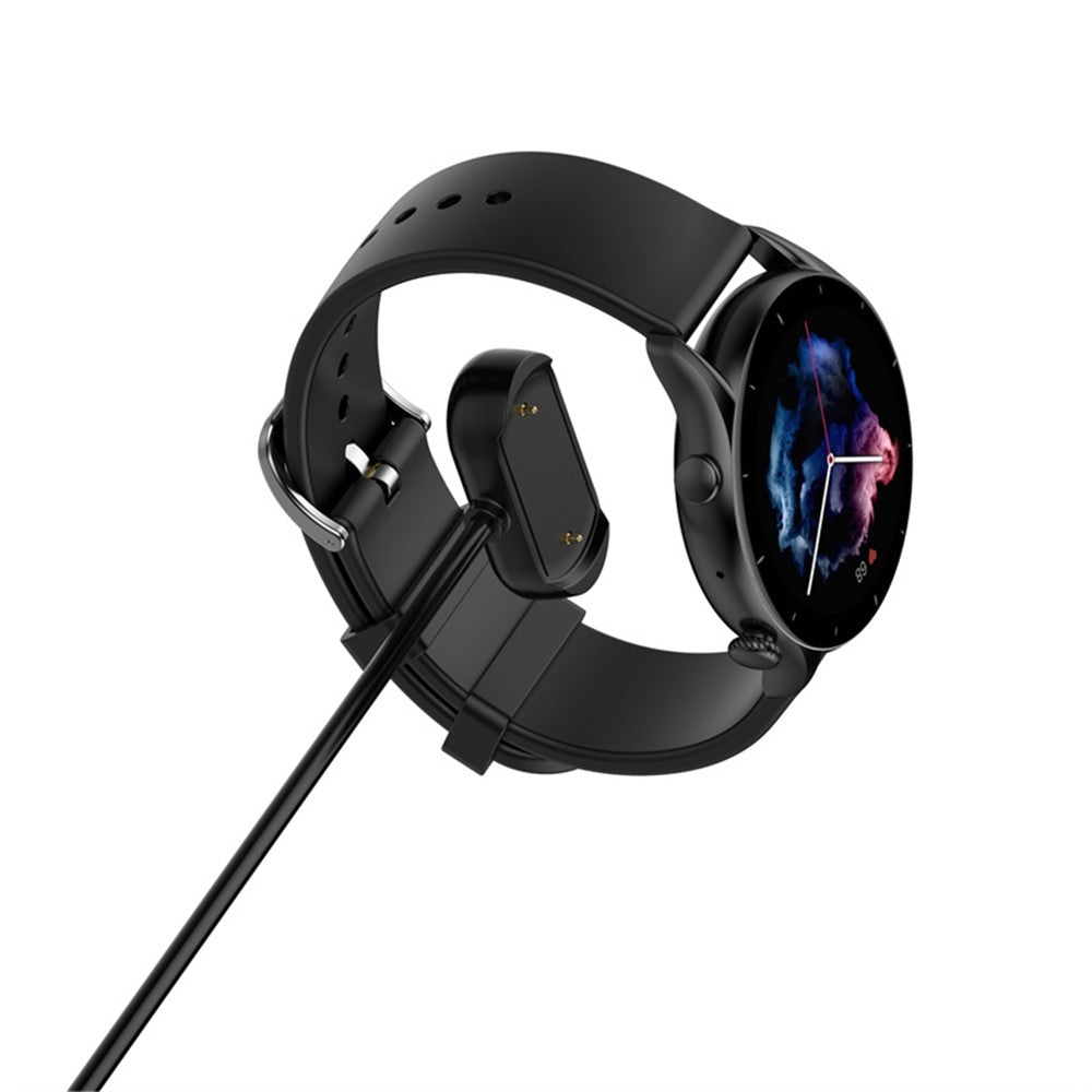 Til Huami Amazfit GTR 4 / GTR 4 Pro / GTS 4 Smartwatch USB Oplader 1m Magnetisk Absorptionsopladerkabel