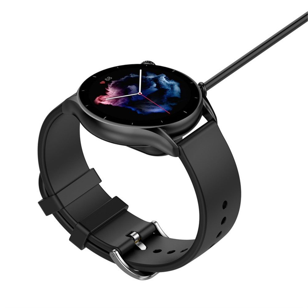 Til Huami Amazfit GTR 4 / GTR 4 Pro / GTS 4 Smartwatch USB Oplader 1m Magnetisk Absorptionsopladerkabel