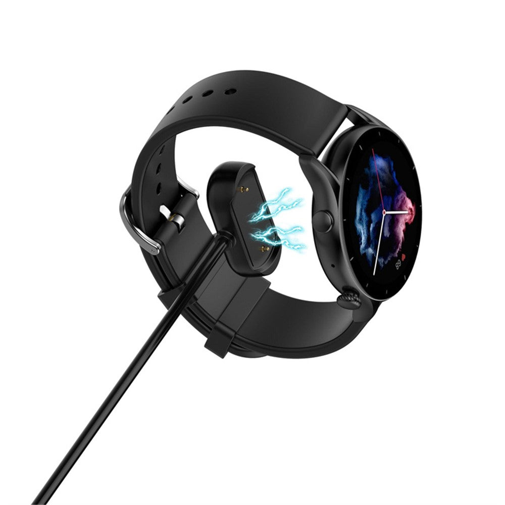 Til Huami Amazfit GTR 4 / GTR 4 Pro / GTS 4 Smartwatch USB Oplader 1m Magnetisk Absorptionsopladerkabel