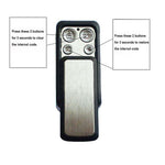 432-435MHz Garageportfjernbetjening 4 Knapper Kopi Universal Fjernbetjening Kloning Duplikator