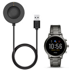 1m For Fossil Gen 6 / Gen 5 FTW4024 / FTW4025 / FTW4026 Smartwatch USB Charger Magnetic Absorption Charging Dock Cable