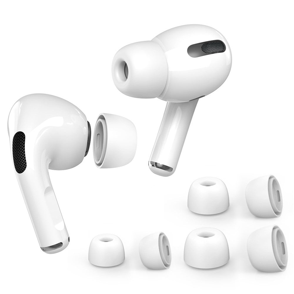 AHASTYLE PT99-PRO-1 3 Pairs for Apple AirPods Pro 2 / AirPods Pro S+M+L Bluetooth-compatible Earphone Tips Silicone Ear Caps
