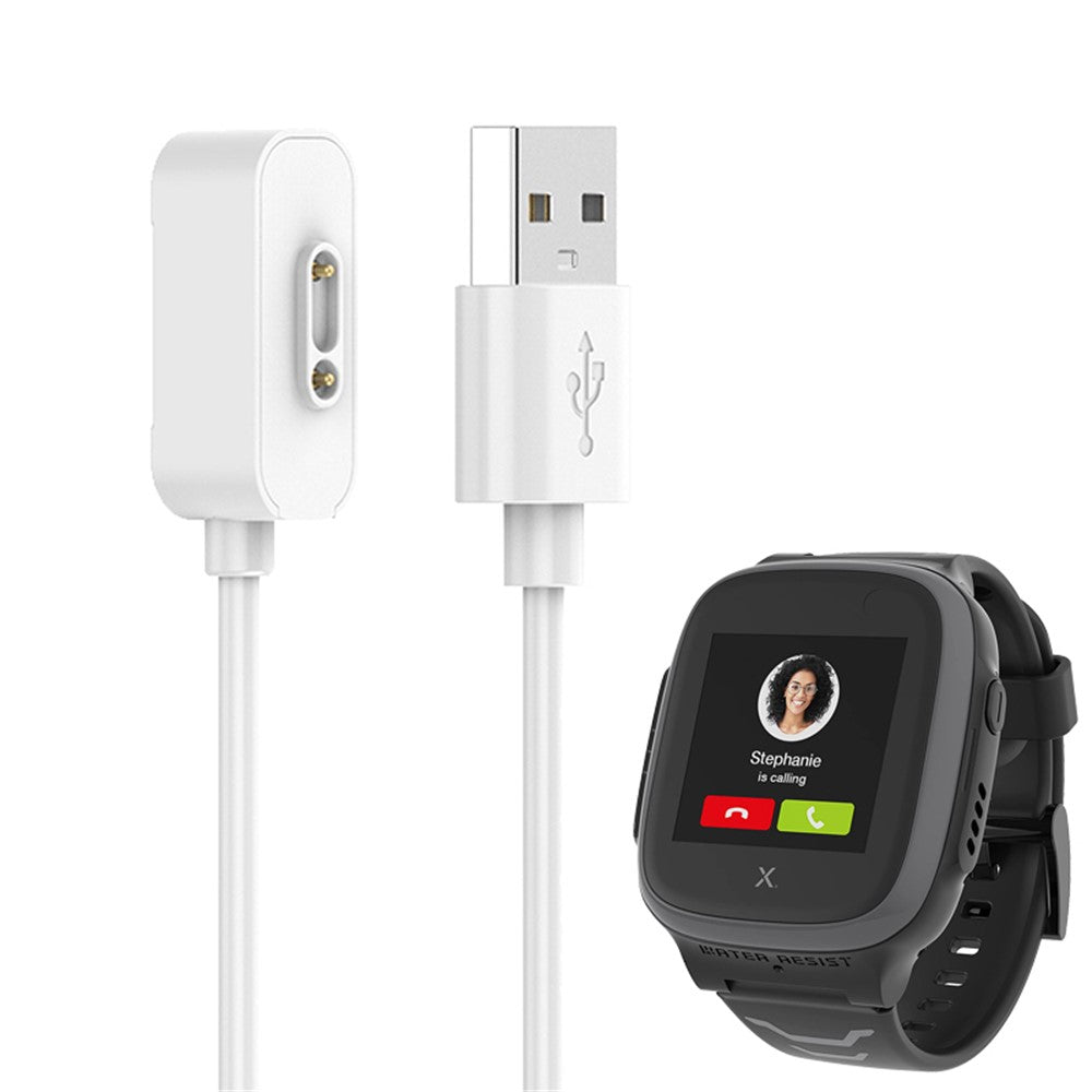 For Xplora X5 Play Smart Watch Charger 1m Magnetic Absorption USB Charging Cable