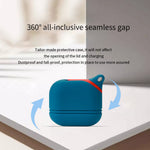 For Apple AirPods 3 Soft Silicone Protective Case Wireless Earphones Portable Cover with Carabiner