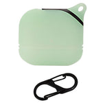 For Apple AirPods 3 Soft Silicone Protective Case Wireless Earphones Portable Cover with Carabiner