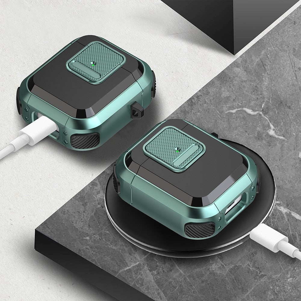 Til Apple AirPods med opladningsetui (2016) / (2019) / AirPods med trådløst opladningsetui (2019) TPU PC Cover