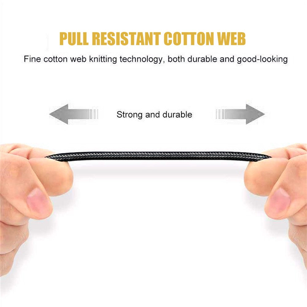 1.2m Earphone Cable Audio Extension Cable Jack 3.5mm to 3.5mm Male to Male Aux Cable Cord with Sliding Volume Control Mic