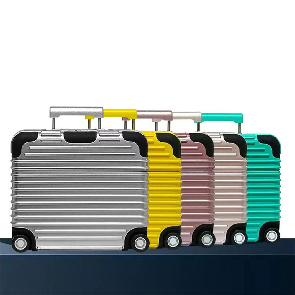 Til Apple AirPods Pro / Pro 2 Opladningsetui Cover Hjul Bagagedesign Silikoneetui Bluetooth-kompatibel Hovedtelefonbeskytter