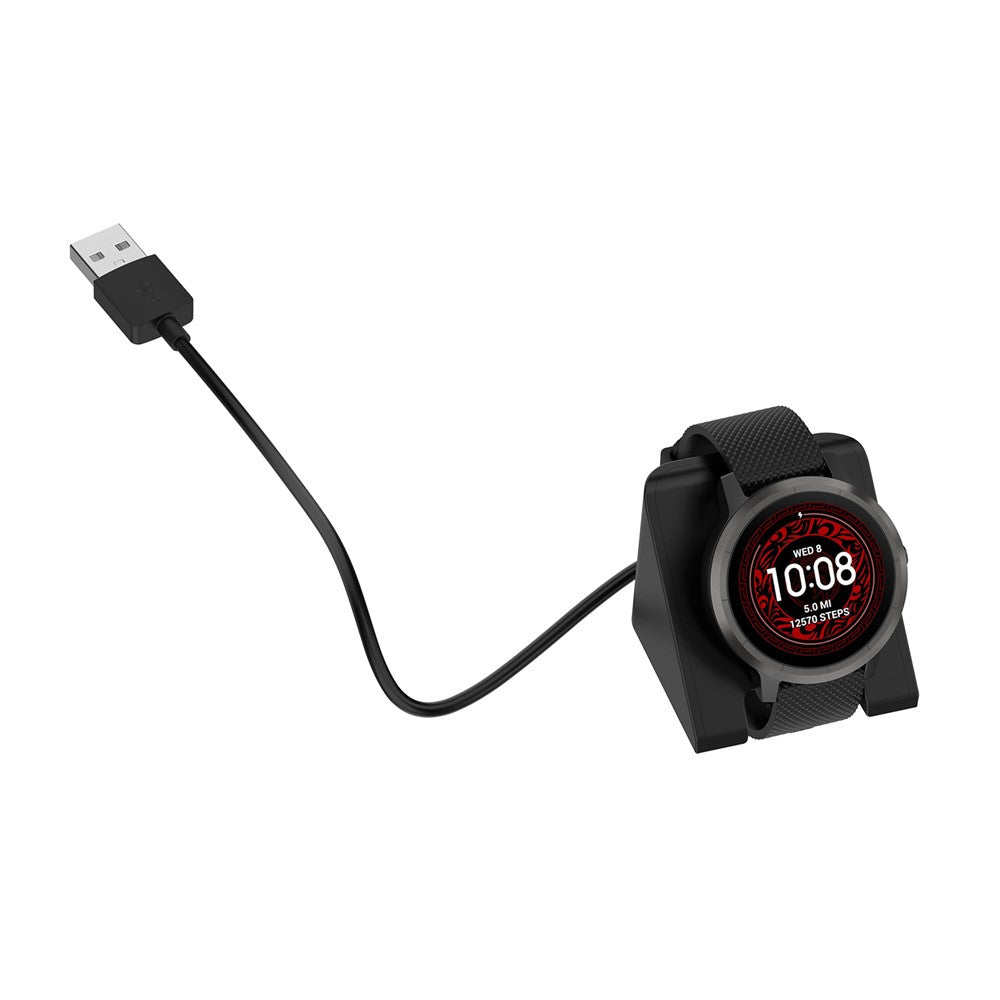 For Garmin Fenix 7 / 6 / 5 Smart Watch Charger Portable Charging Stand Smart Charging Cable (with Overshoot Protection Chip)
