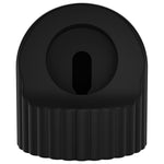 Opladerholder til Apple Watch med bølgetekstur i silikone – skrivebordsstander, opladningsstation, dockholder
