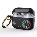 Earphone Silicone Case for Apple AirPods Pro (Gen 2) (USB-C) / AirPods Pro 2 / Pro Game Console Design Earbuds Anti-Drop Cover with Ring Buckle