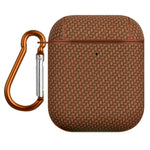 Earphone Case for Apple AirPods with Charging Case (2016) / (2019) / AirPods with Wireless Charging Case (2019) Leather Coated PC Cover