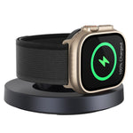 V17A opladerstander til Apple Watch Ultra / Series 8 7 SE 6 5 4 3 2 / Watch Nike, lodret magnetisk trådløs sammenklappelig ur-oplader med opladerledning