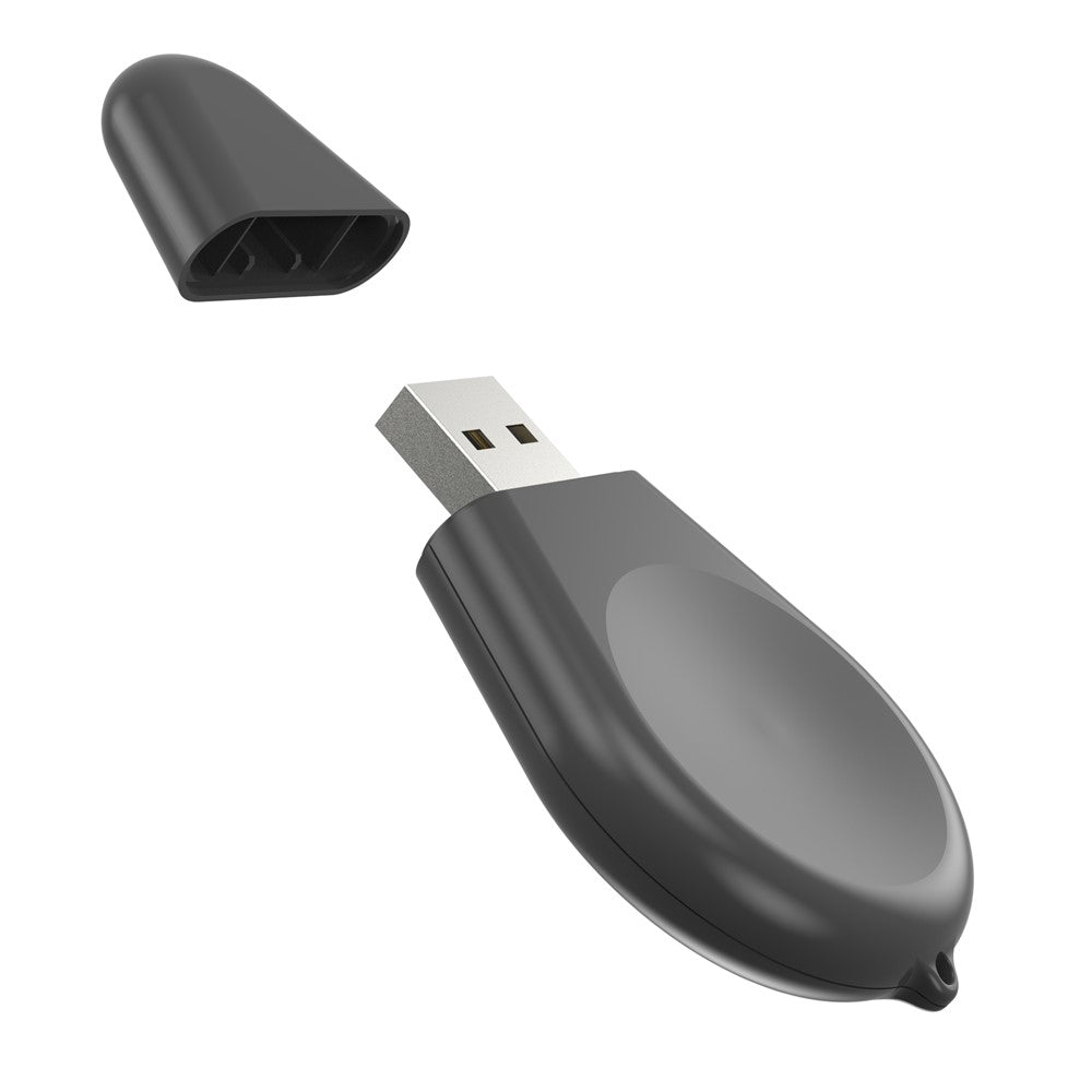 Bærbar USB-oplader, ledningsfri nøgleringoplader med rem til Samsung Galaxy Watch6 / 5 / 4 / 3 Active