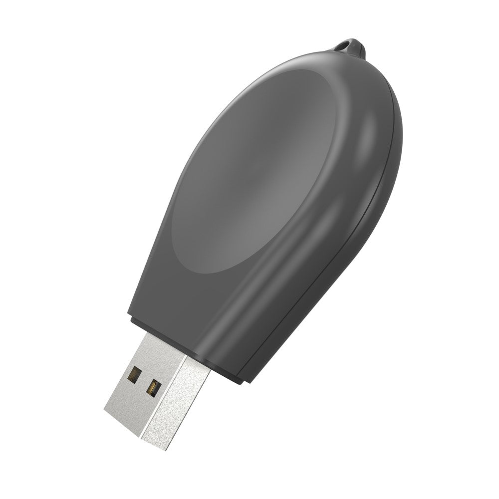 Bærbar USB-oplader, ledningsfri nøgleringoplader med rem til Samsung Galaxy Watch6 / 5 / 4 / 3 Active
