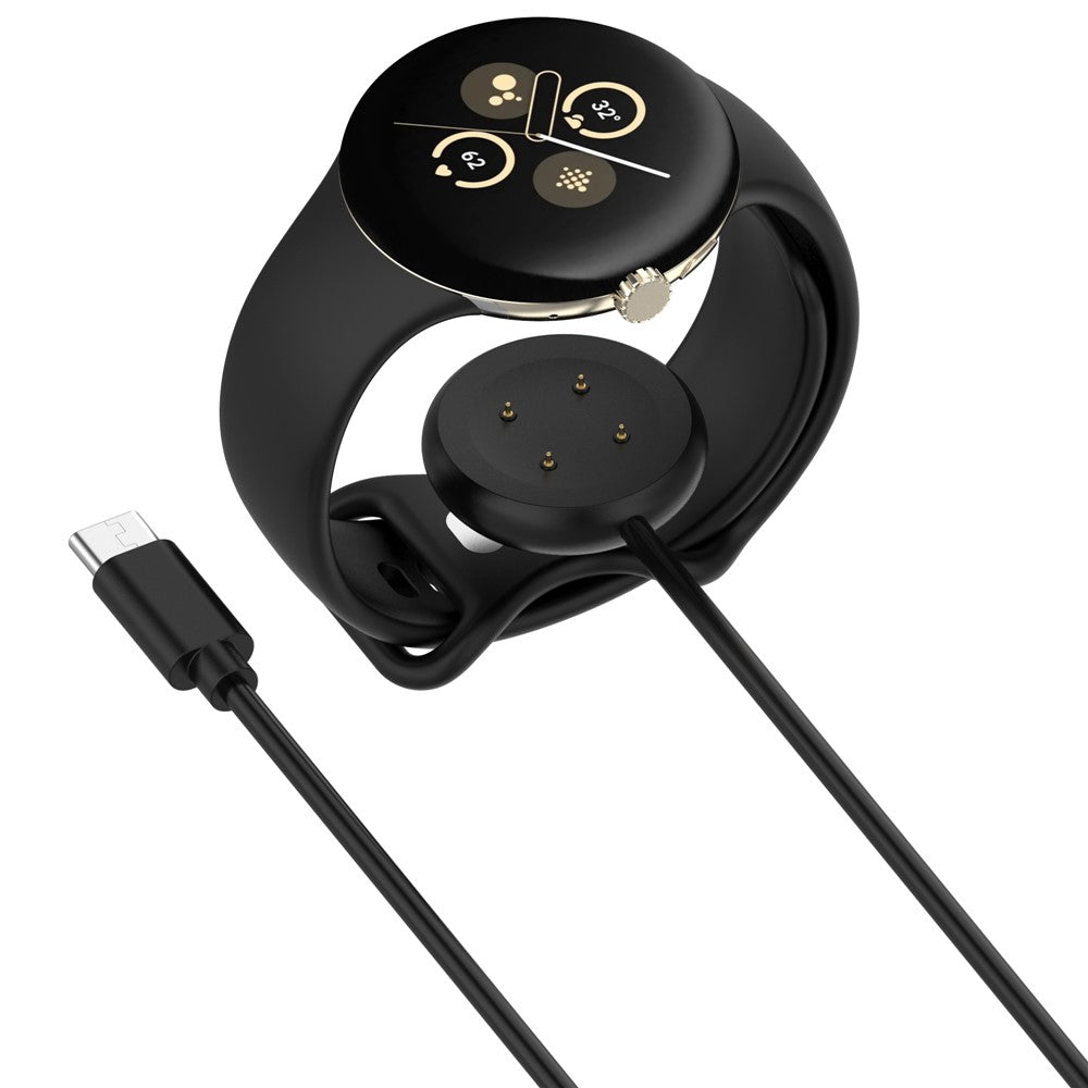100cm Charging Dock for Google Pixel Watch 3 45mm / 41mm / Watch 2 / Fitbit Ace LTE Charger Magnetic Charging Cable