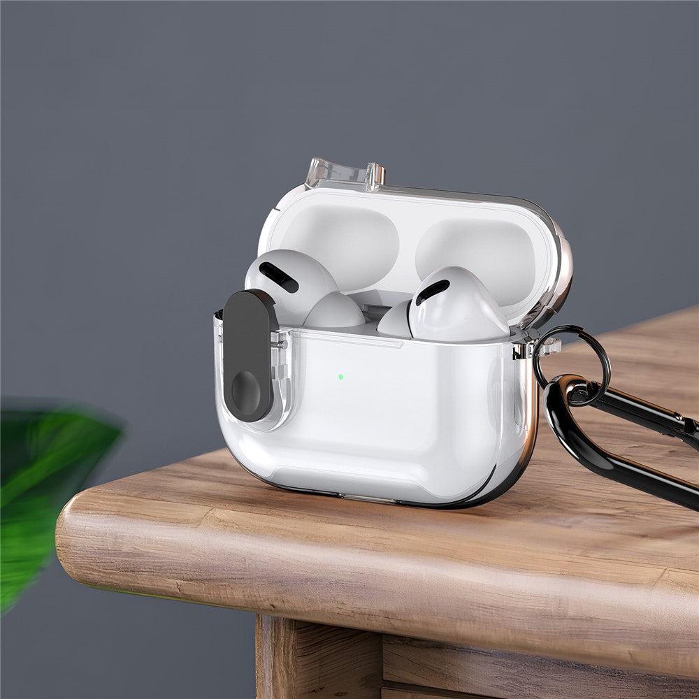 DUX DUCIS PECL Series for Apple AirPods Pro 2 Earphone Case  TPU+PC Cover with Hanging Hook