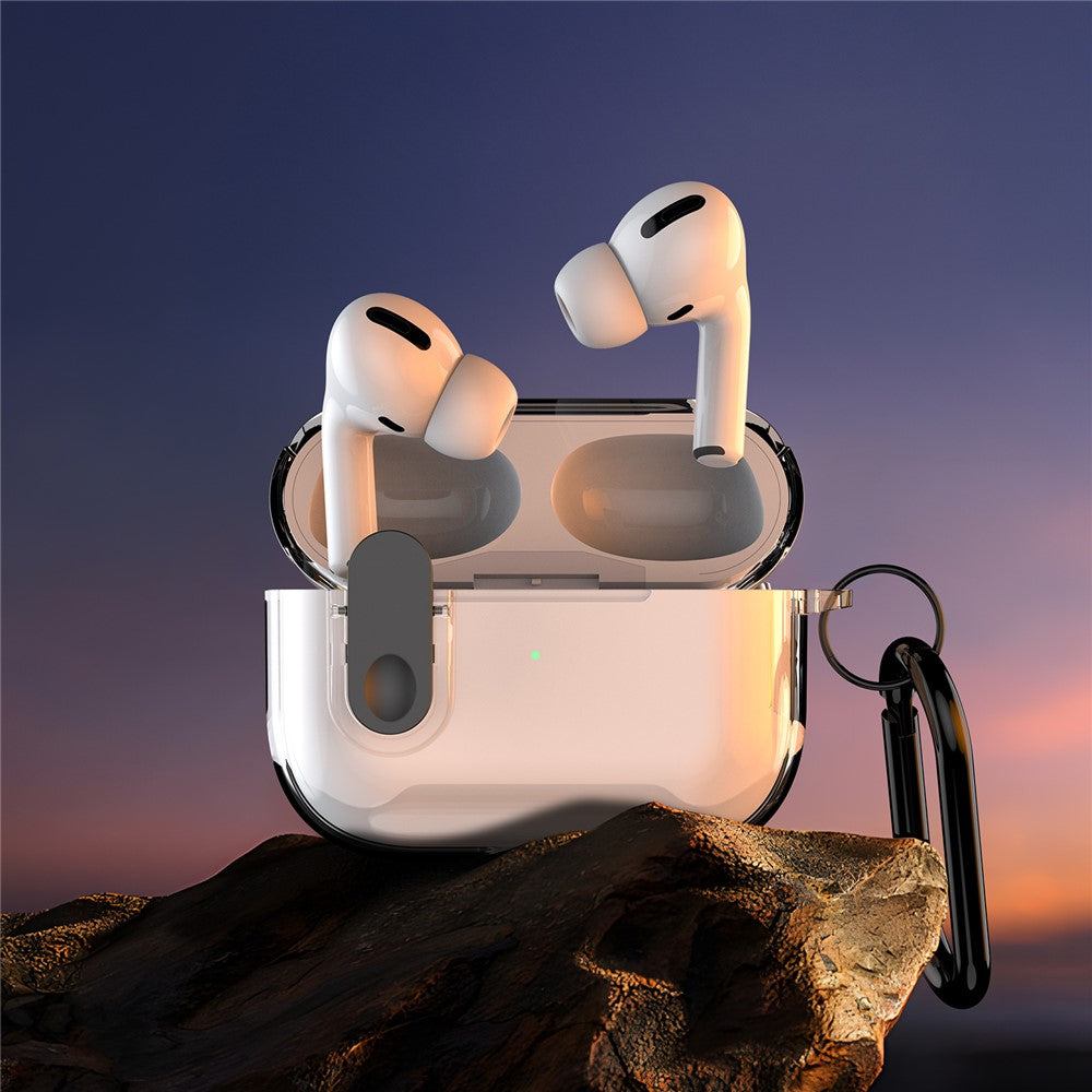 DUX DUCIS PECL Series for Apple AirPods Pro 2 Earphone Case  TPU+PC Cover with Hanging Hook