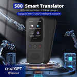 S80 AI Language Translator Photo Translation Voice to Text Offline Voice Translation Interpretation Device