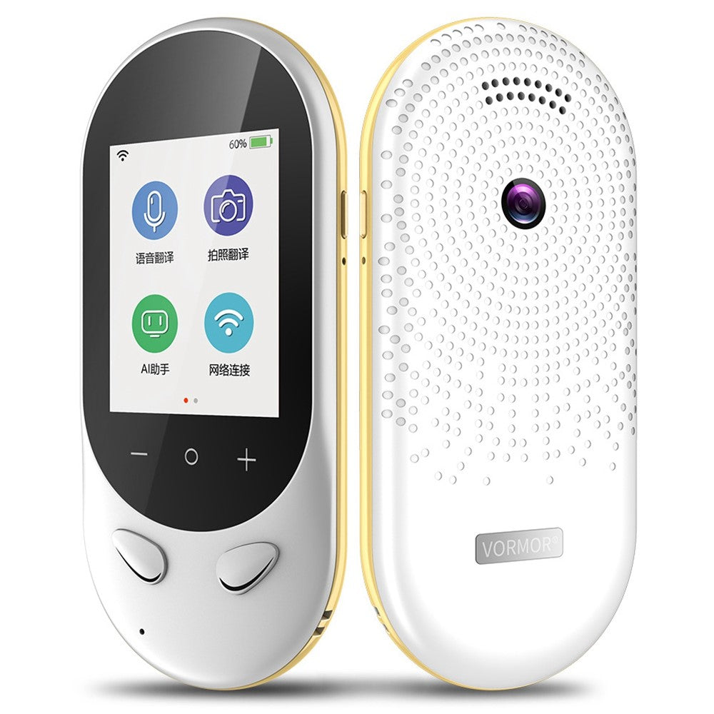 VORMOR T8S 4G Offline Instant AI Voice Translator Touch+Button Controlled USB Rechargeable 106 Languages Translation Device with 2.4 Inch HD Screen