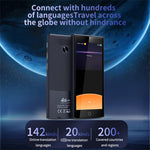 Z8 4G Smart Voice Translator 5.5 inch IPS Full View Screen with 5MP Auto Zoom Photo Translation Device for Business