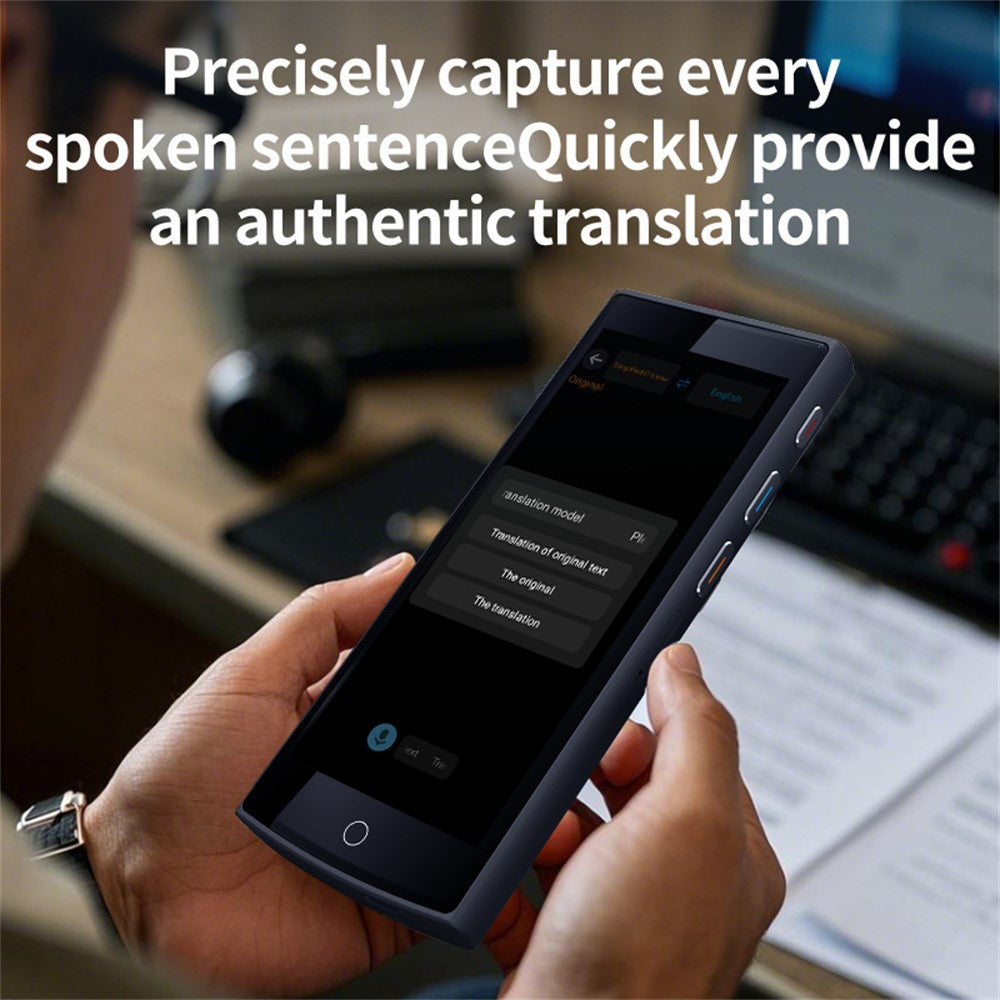 Z8 4G Smart Voice Translator 5.5 inch IPS Full View Screen with 5MP Auto Zoom Photo Translation Device for Business