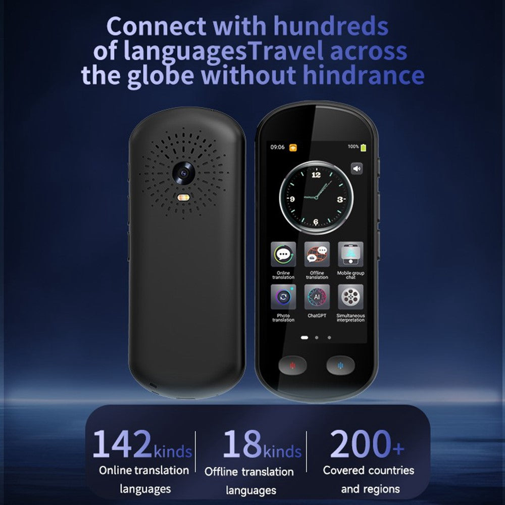 F20 Intelligent Multilingual Translator Device Real-Time Translation Device Offline Mode Supported for Travel Business Meetings
