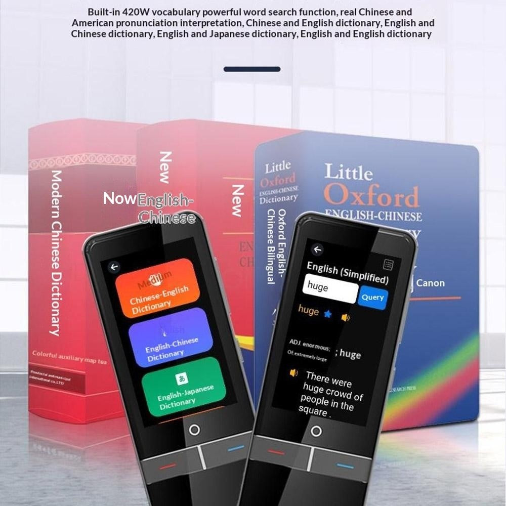 F6 Simultaneous Translation Device AI Voice Offline Translator Photo Translation for 136 Countries
