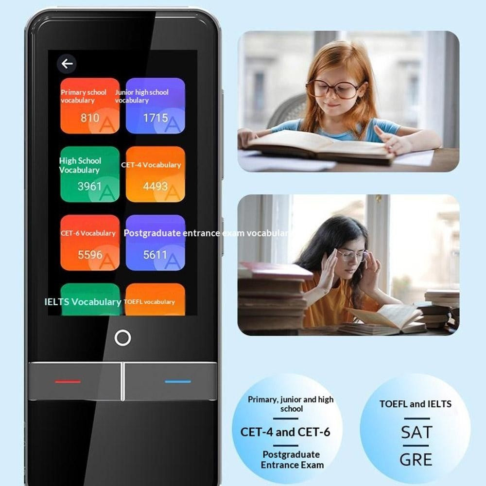 F6 Simultaneous Translation Device AI Voice Offline Translator Photo Translation for 136 Countries