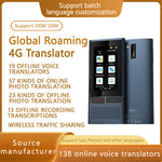 Z6 4G Smart Voice Translator Supporting 138 Languages Two-Way Simultaneous Interpretation Device
