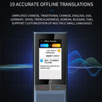 Z6 4G Smart Voice Translator Supporting 138 Languages Two-Way Simultaneous Interpretation Device