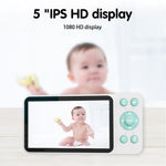 C8-A WiFi Baby Monitor 1080P Video Camera with Screen / Remote Tracking / Cry Detection / App Control