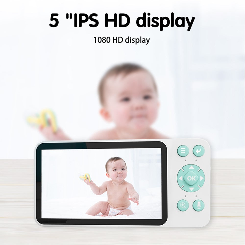 C8-A WiFi Baby Monitor 1080P Video Camera with Screen / Remote Tracking / Cry Detection / App Control