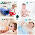C8-A WiFi Baby Monitor 1080P Video Camera with Screen / Remote Tracking / Cry Detection / App Control