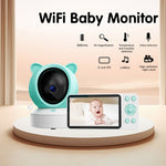 C8-A WiFi Baby Monitor 1080P Video Camera with Screen / Remote Tracking / Cry Detection / App Control