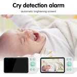 C8-A WiFi Baby Monitor 1080P Video Camera with Screen / Remote Tracking / Cry Detection / App Control