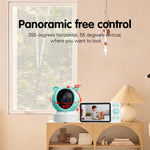 C8-A WiFi Baby Monitor 1080P Video Camera with Screen / Remote Tracking / Cry Detection / App Control