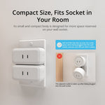 SONOFF S40 WiFi Smart Socket Mini Plug for Home Office Compact Plug Support APP / Voice Control