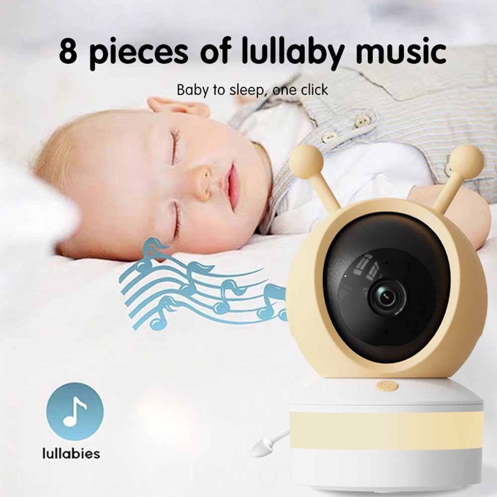 C9 WiFi-babyalarm med 5-tommers HD-skærm, dobbelt tilstand, Tuya Smart-spædbarnskamera og monitor til hjemmet