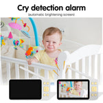 C9 WiFi-babyalarm med 5-tommers HD-skærm, dobbelt tilstand, Tuya Smart-spædbarnskamera og monitor til hjemmet