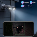 ZOSI 1Pc 4K PoE Add-on Camera 8MP AI Human Vehicle Detection Waterproof Color Night Vision Security Bullet Cam