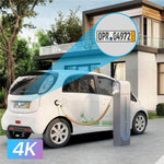 ZOSI 1Pc 4K PoE Add-on Camera 8MP AI Human Vehicle Detection Waterproof Color Night Vision Security Bullet Cam