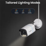 ZOSI C186 4K PoE-säkerhetskamera kompatibel med Zosi 4K PoE NVR Aurora Lux True Color Nattseende 8MP Utomhus Inomhus IP66 Vattentät AI Personfordonsdetektering Tvåvägsljud IP-kamera