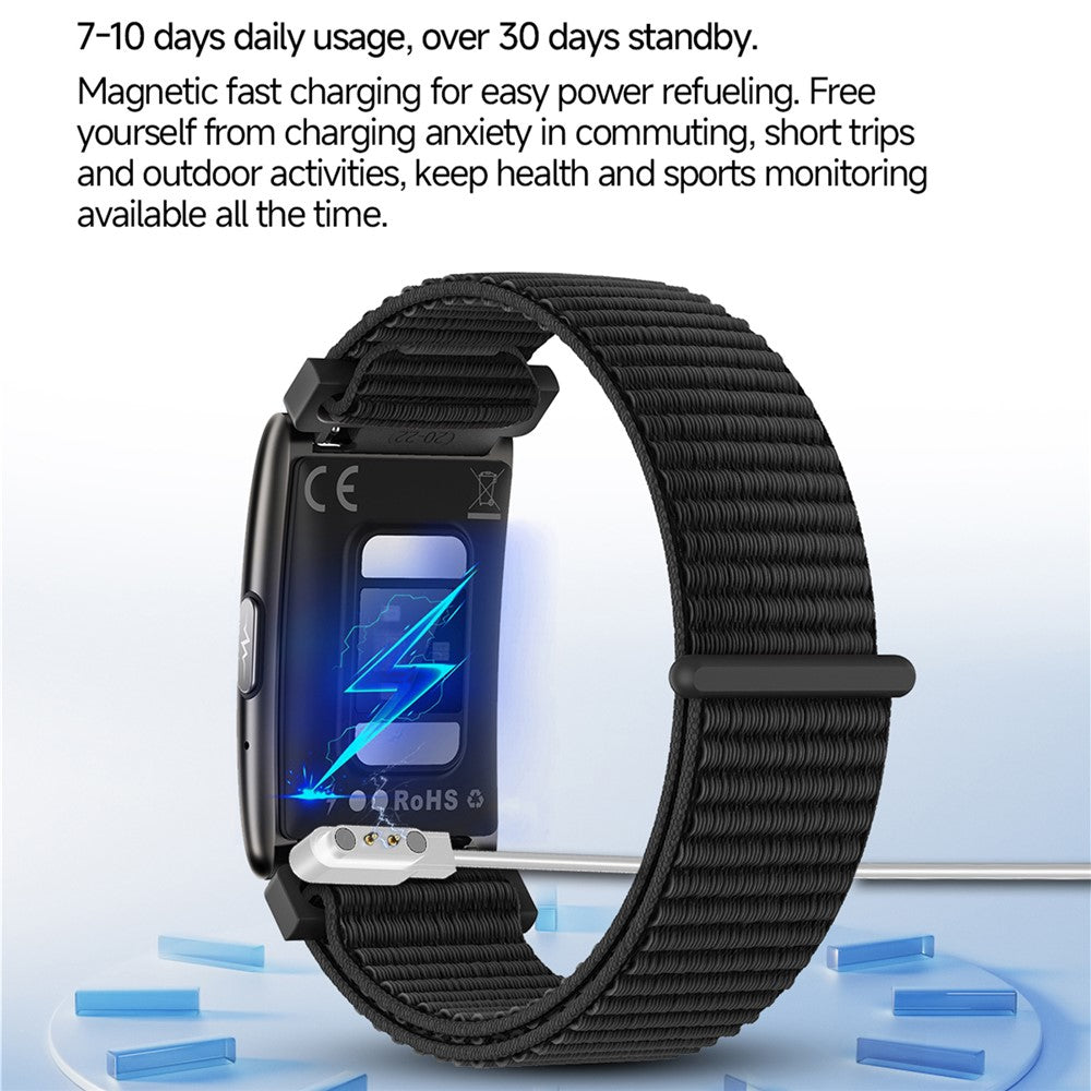 TK35 Pro Screenless Smart Band ECG Heart Rate SpO2 Body Temp Health Tracker IP68 Waterproof